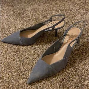 NWOT Zara slingback kitten heels